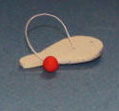 Dollhouse Miniature Ball and Paddle